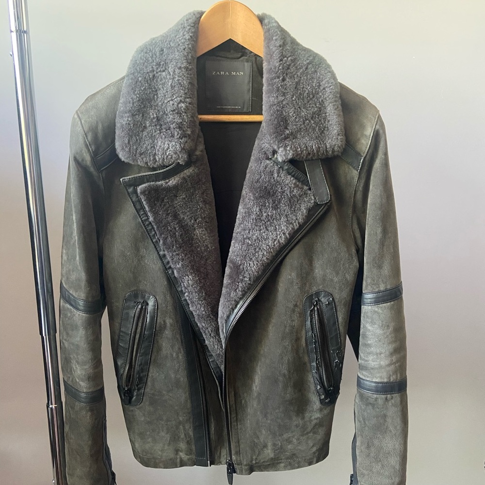 Zara Shearling Jacket